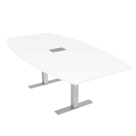Skutchi Designs 45 in W, 71.5 in L, 29 in H, Engineered Wood Top, White HAR-BOT-46x72-T-ELEC-XD09